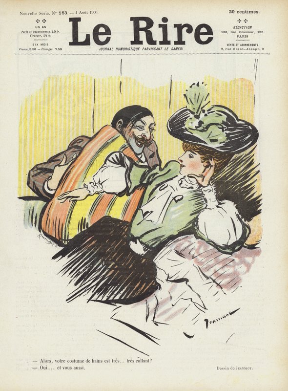 Illustration för Le Rire av Pierre Georges Jeanniot