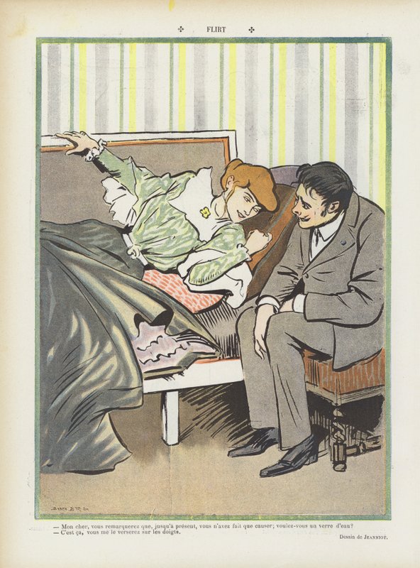 Illustration för Le Rire av Pierre Georges Jeanniot