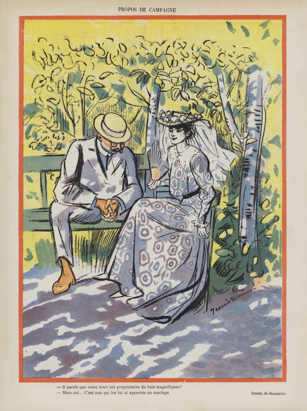 Illustration för Le Rire av Pierre Georges Jeanniot
