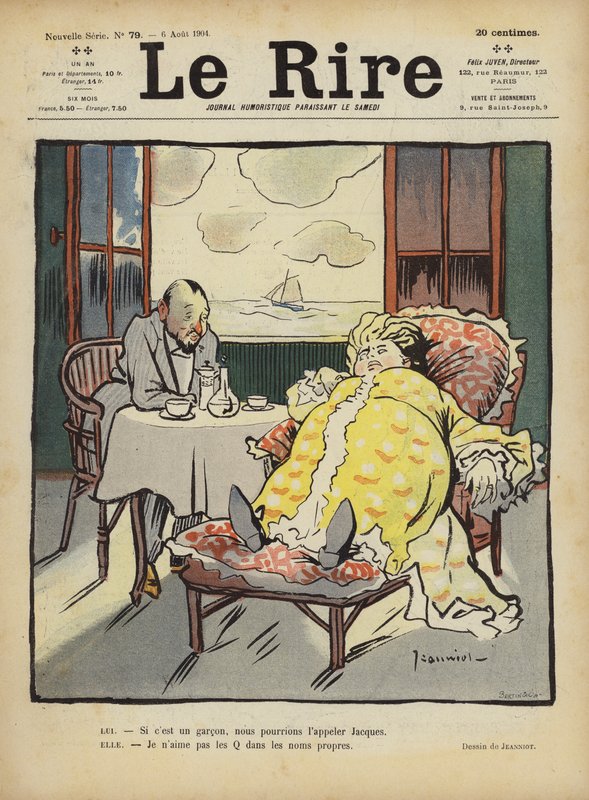 Illustration för Le Rire av Pierre Georges Jeanniot