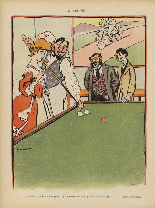 Illustration för Le Rire av Pierre Georges Jeanniot