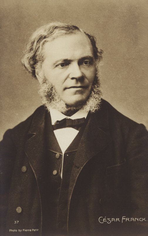 Cesar Franck, belgisk född kompositör, pianist, organist och musiklärare som arbetade i Paris under sitt vuxna liv (1822-1890) av Pierre Petit