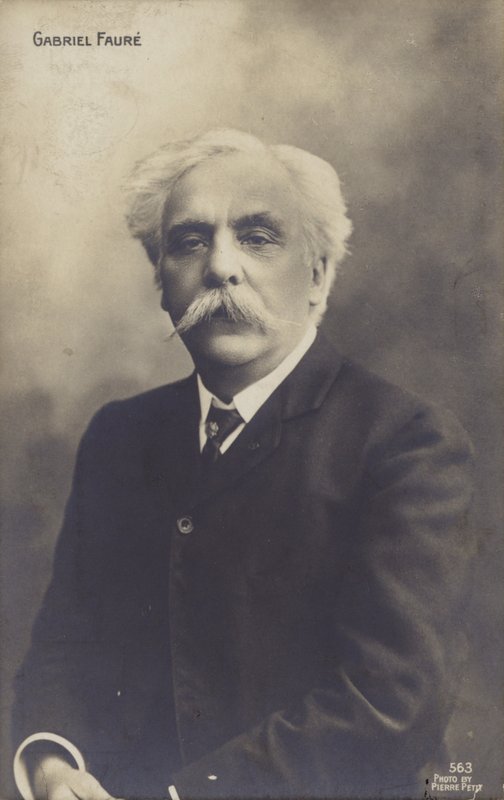 Gabriel Faure, fransk kompositör, organist, pianist och lärare (1845-1924) av Pierre Petit