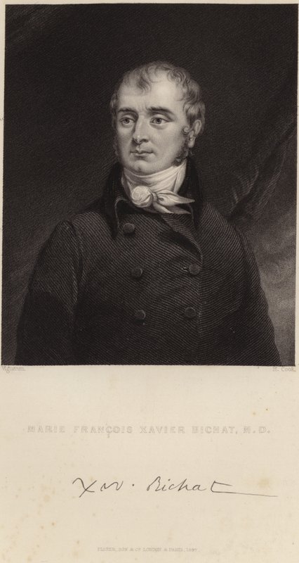 Porträtt av Marie Francois Xavier Bichat av Pierre Roch Vigneron