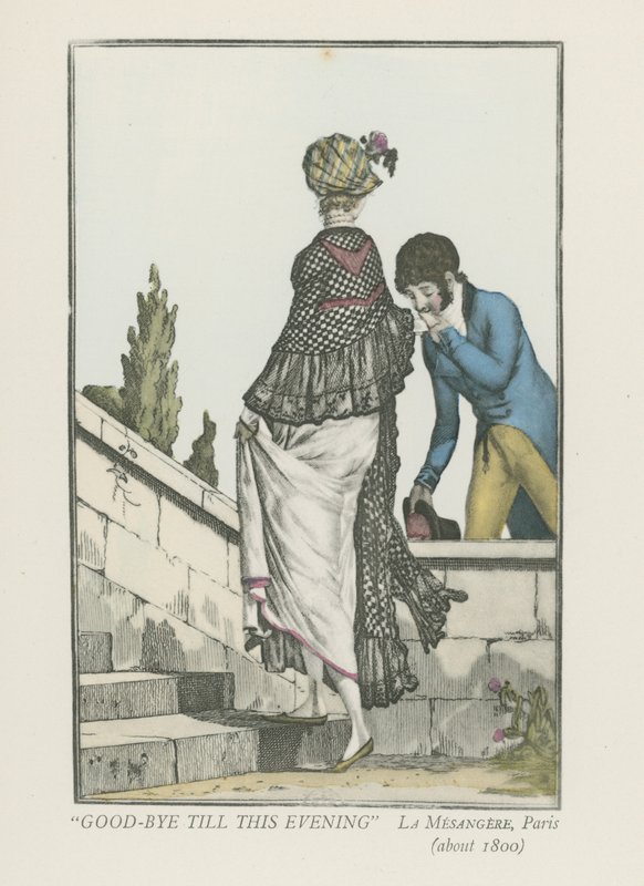 Adjö till i kväll (cirka 1800) av Pierre de La Mesangere