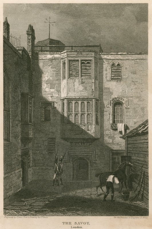Savoy Prison, London av Pieter Jansz. Quast