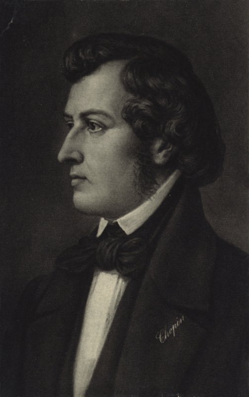 Frederic Chopin, polsk kompositör och pianist (1810-1849) av Polish School