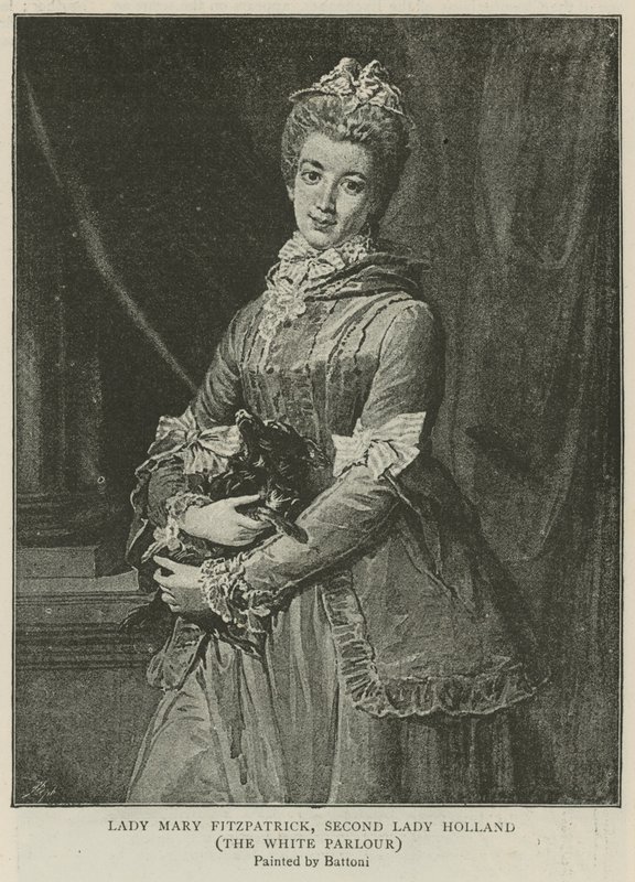 Lady Mary Fitzpatrick, andra lady Holland av Pompeo Girolamo Batoni