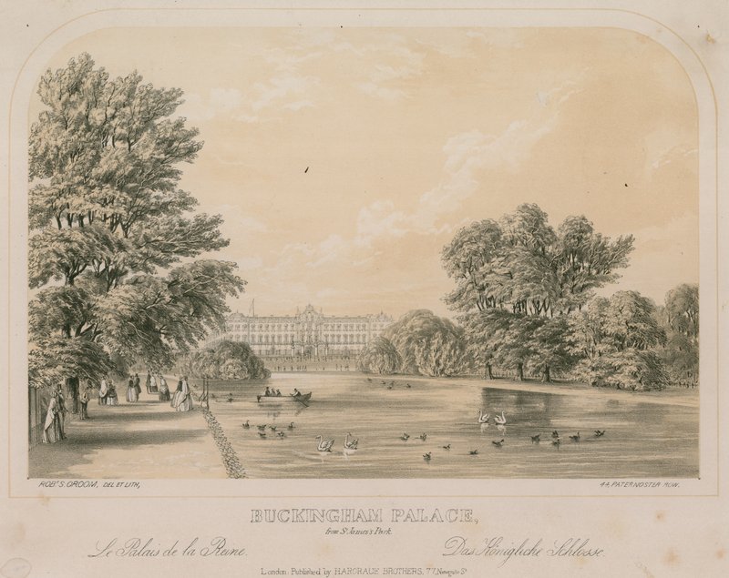 Buckingham Palace från St James