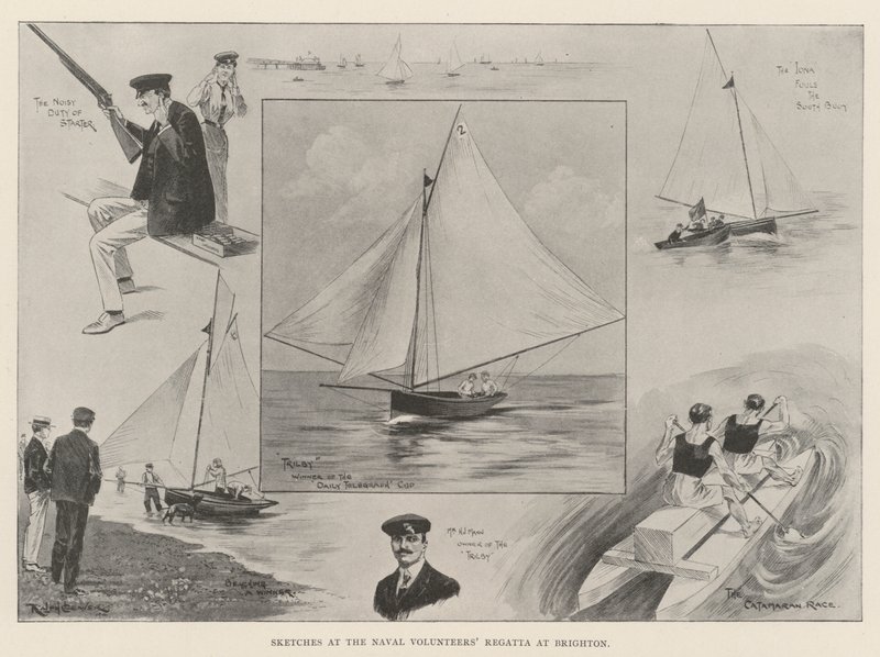 Skisser vid Naval Volunteers