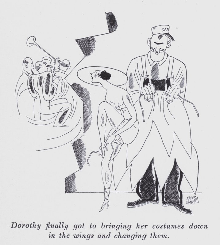 Illustration för "But Gentlemen Marry Brunettes" av Anita Loos (litho) av Ralph Barton