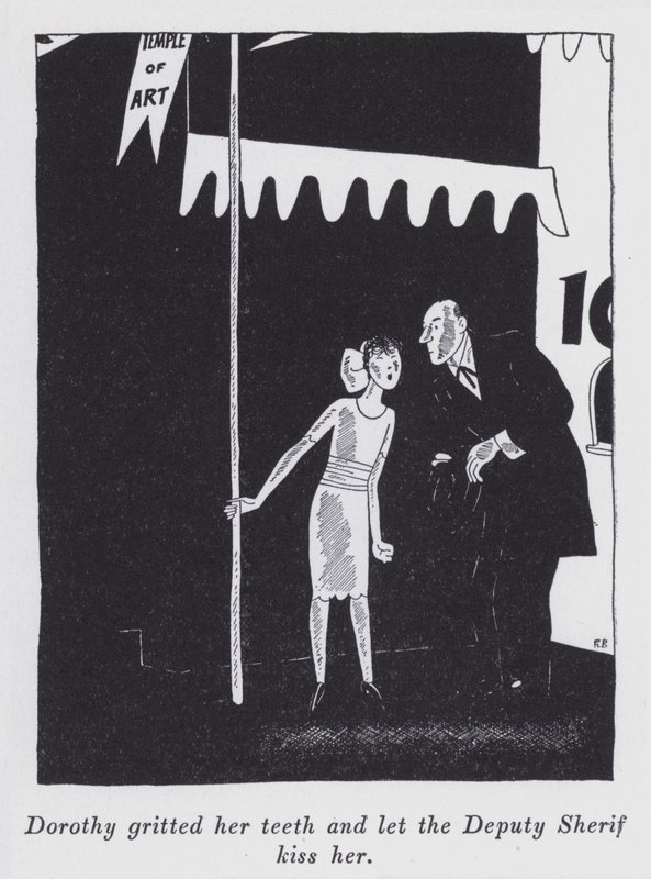 Illustration för "But Gentlemen Marry Brunettes" av Anita Loos (litho) av Ralph Barton