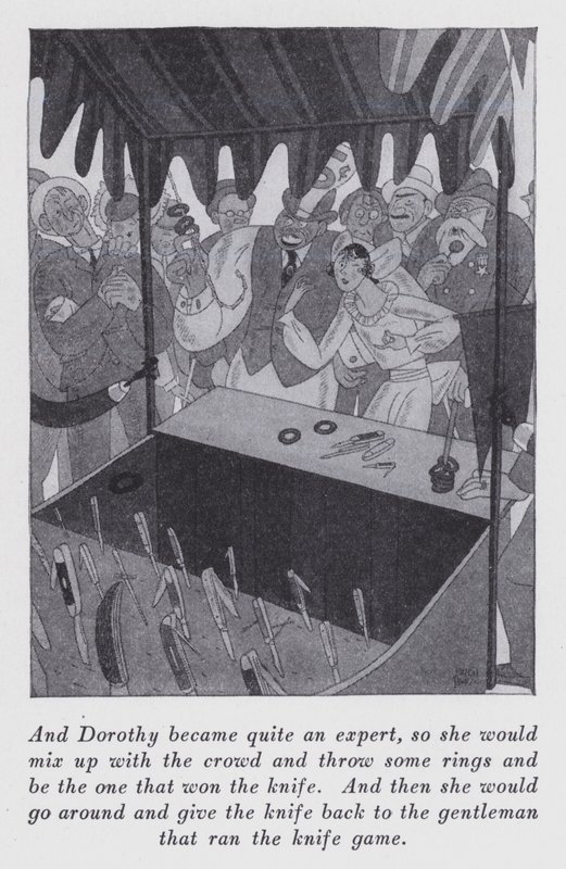 Illustration för "But Gentlemen Marry Brunettes" av Anita Loos (litho) av Ralph Barton