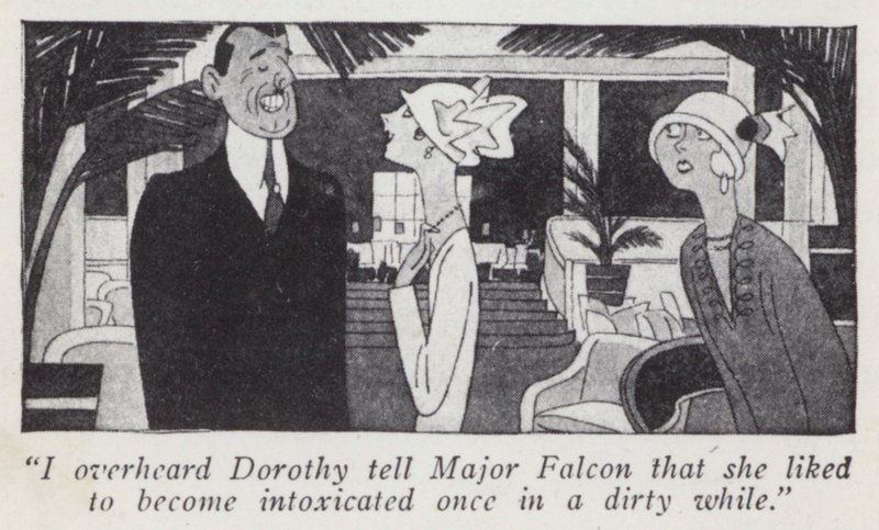 Illustration för Gentlemen Prefer Blondes av Anita Loos (litho) av Ralph Barton
