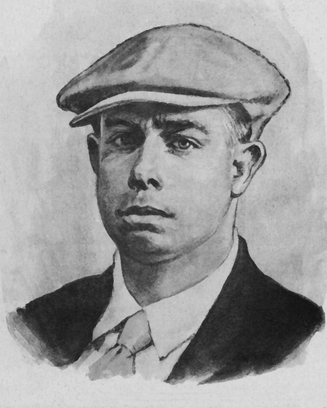 Jean Renoir, konstnär inom rörliga bilder (litografi) av Ralph Bruce