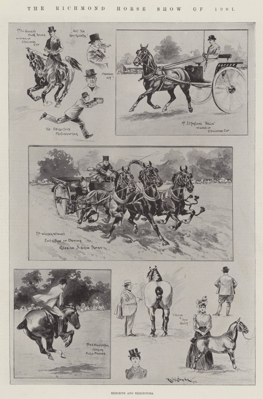 Richmond Horse Show 1901 av Ralph Cleaver