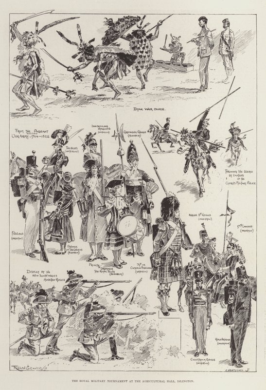 Royal Military Tournament på Agricultural Hall, Islington av Ralph Cleaver