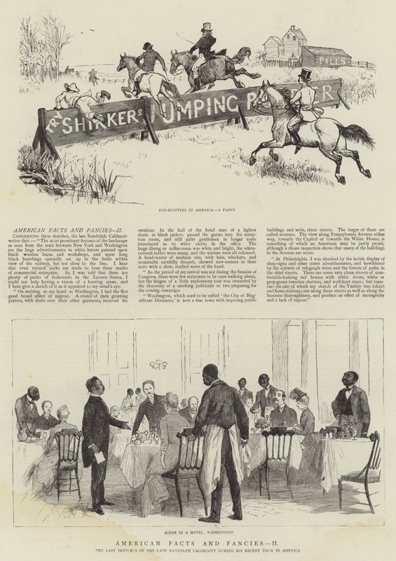 Amerikanska fakta och fantasier, II av Randolph Caldecott