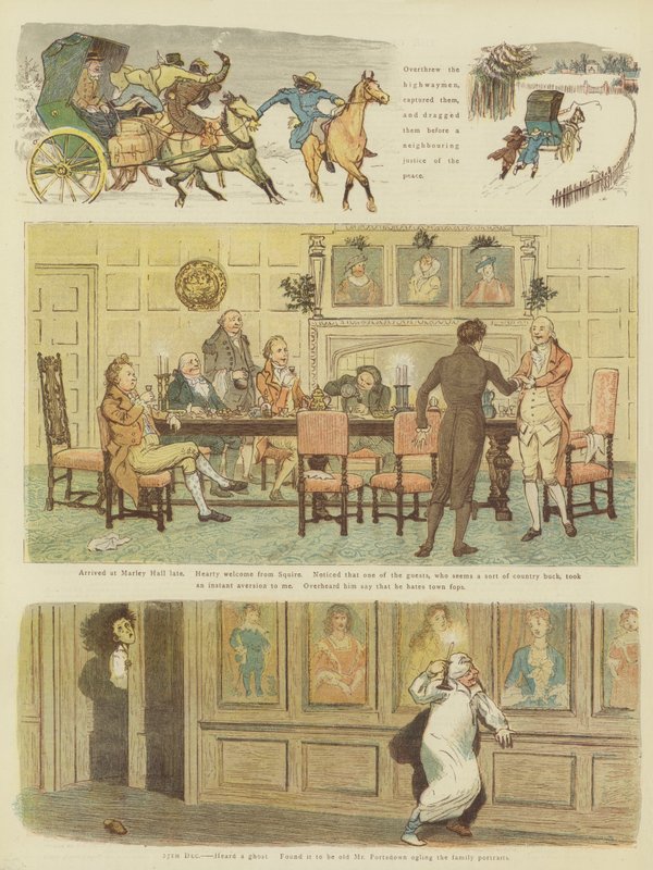Mr Carlyons jul (chromolitho) av Randolph Caldecott