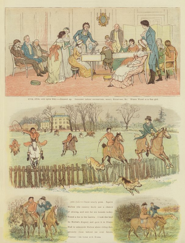 Mr Carlyons jul (chromolitho) av Randolph Caldecott