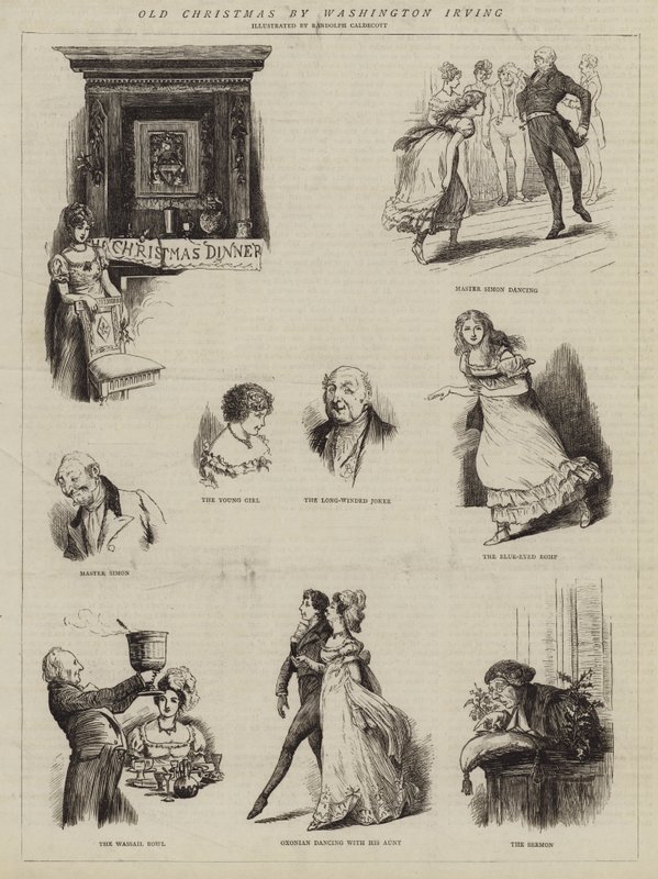 Gamla julen av Washington Irving av Randolph Caldecott