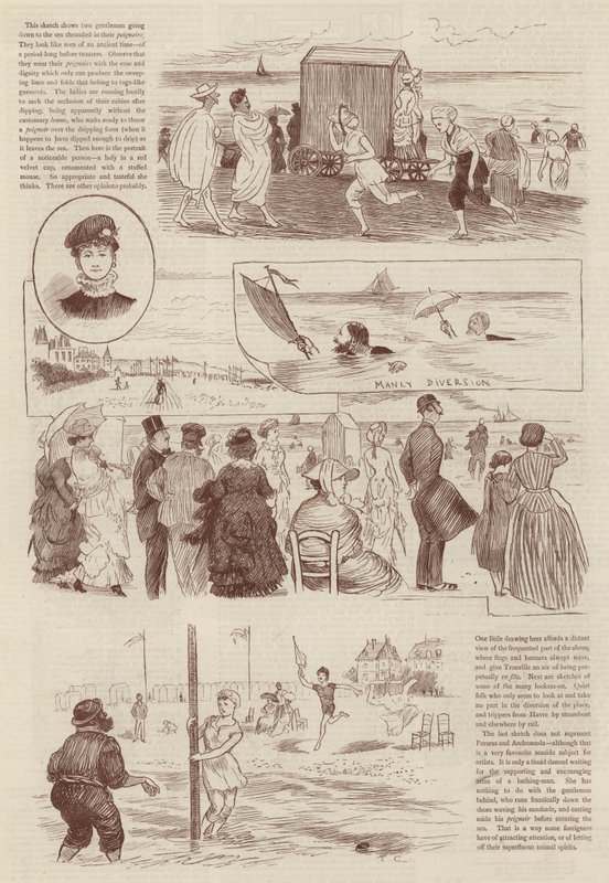 Skisser i Trouville av Randolph Caldecott
