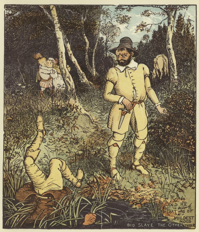 Babes i skogen av Randolph Caldecott
