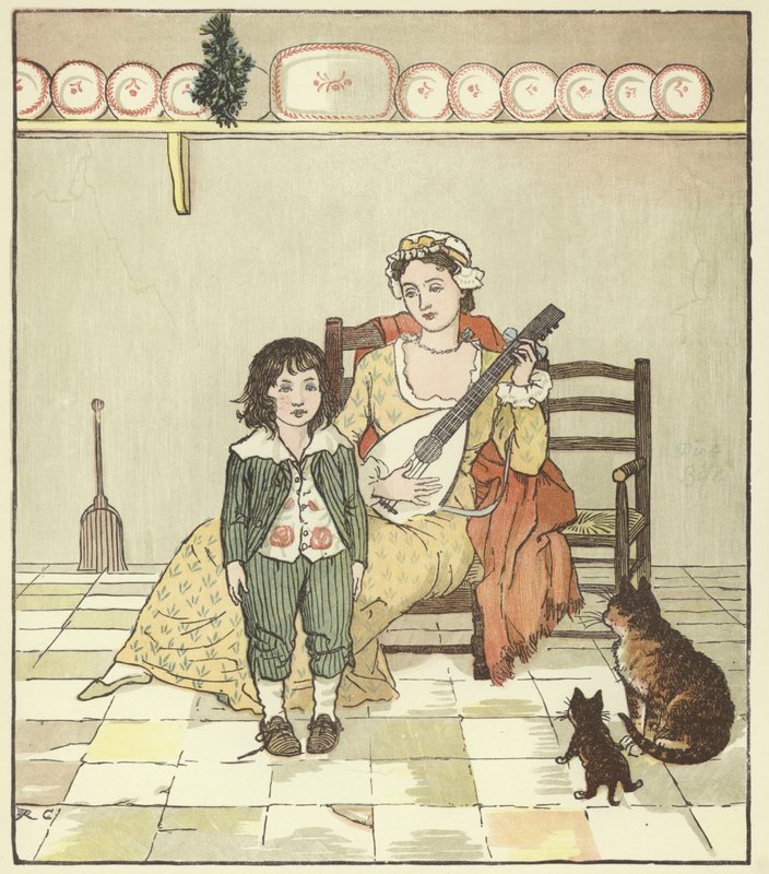 En elegi på döden av en galen hund av Randolph Caldecott