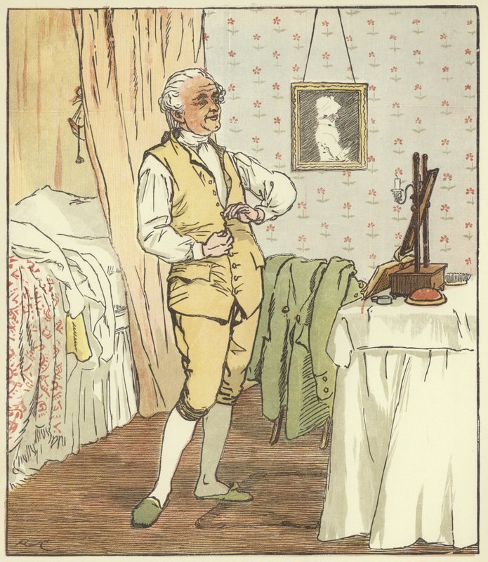 En elegi på döden av en galen hund av Randolph Caldecott