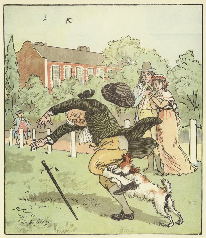 En elegi på döden av en galen hund av Randolph Caldecott
