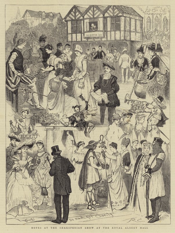 Anteckningar på Shakespeares show i Royal Albert Hall av Randolph Caldecott