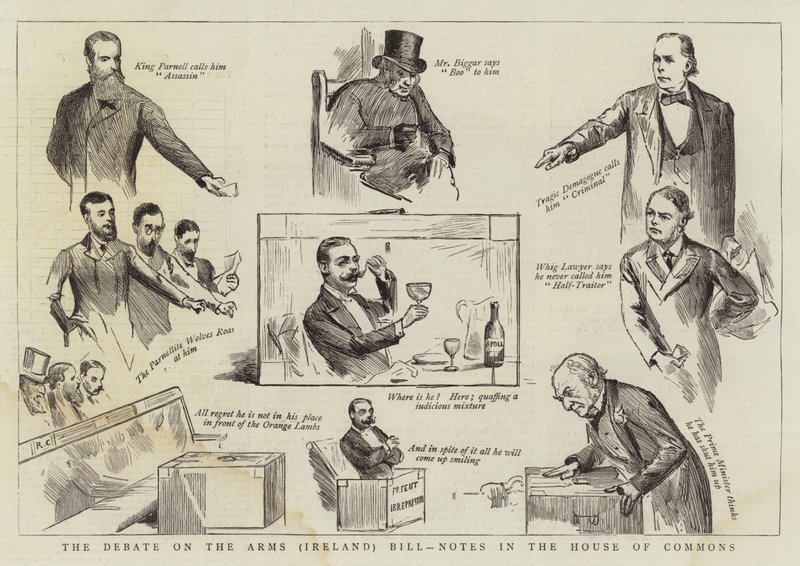 The Debate on the Arms (Ireland) Bill, Notes in the House of Commons av Randolph Caldecott