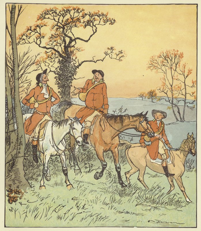 De tre Joviala jägarna av Randolph Caldecott