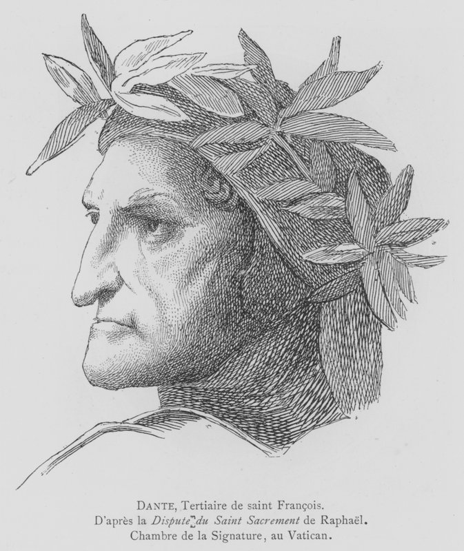 Dante Alighieri, italiensk poet av after Raphael