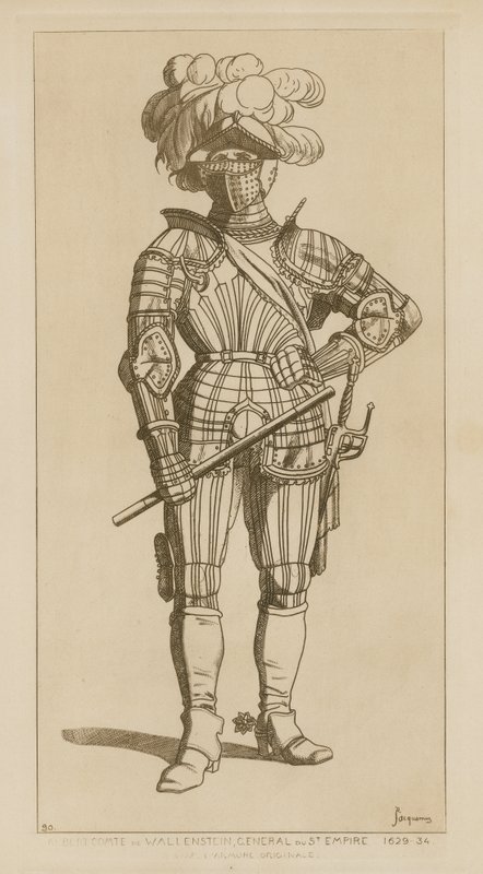 Albert, greve av Wallenstein och general i det heliga riket, 1629-34 av Raphael Jacquemin