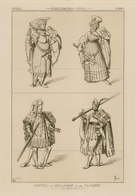 Grevar av Holland och Flandern, 1400-talet av Raphael Jacquemin