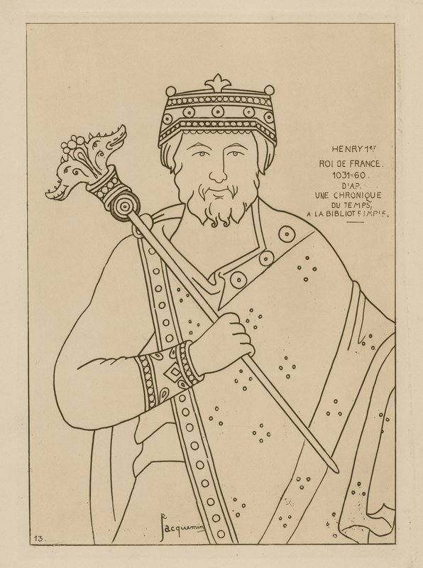 Henrik I, kung av Frankrike, 1031-1060 av Raphael Jacquemin