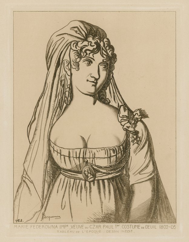Maria Feodorovna, änka efter tsar Paul I av Ryssland av Raphael Jacquemin