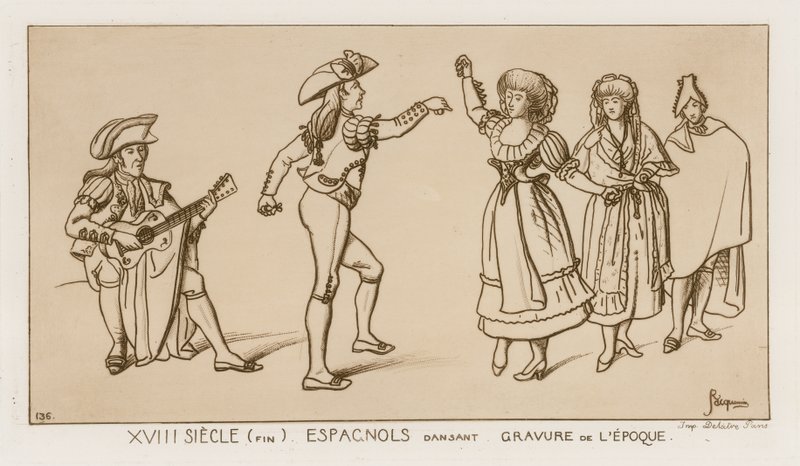 Spanska dansare i slutet av 1700-talet av Raphael Jacquemin