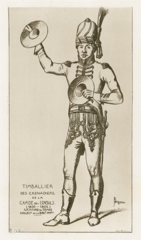 Timbalier av grenadjärerna för konsulgardet (1800-1804) av Raphael Jacquemin
