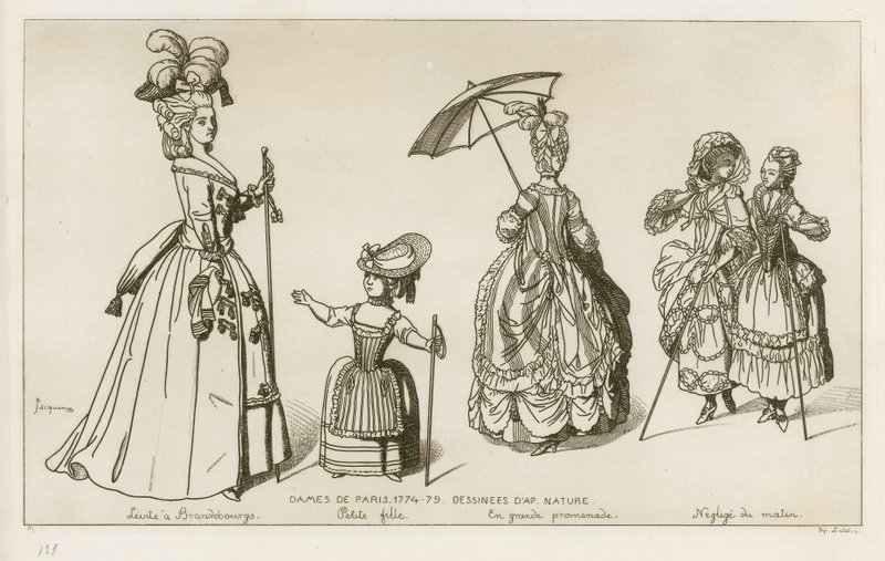Kvinnor i Paris, 1774-79 av Raphael Jacquemin