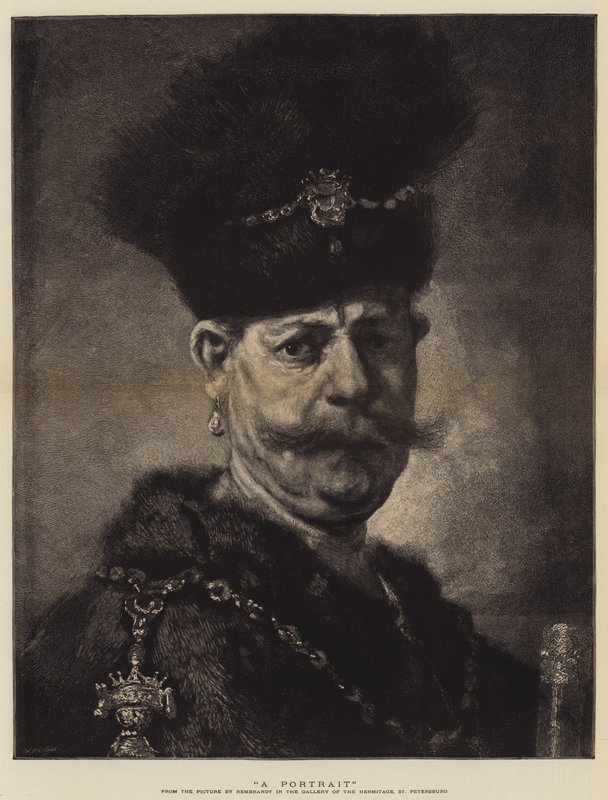 Ett porträtt av Rembrandt van Rijn