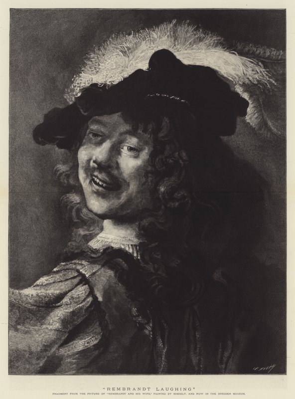 Rembrandt skrattar av Rembrandt van Rijn