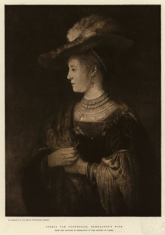 Saskia van Ulenburgh, Rembrandts hustru av Rembrandt van Rijn
