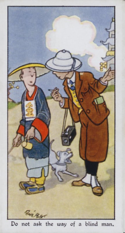 Fråga inte en blind mans väg av René Bull