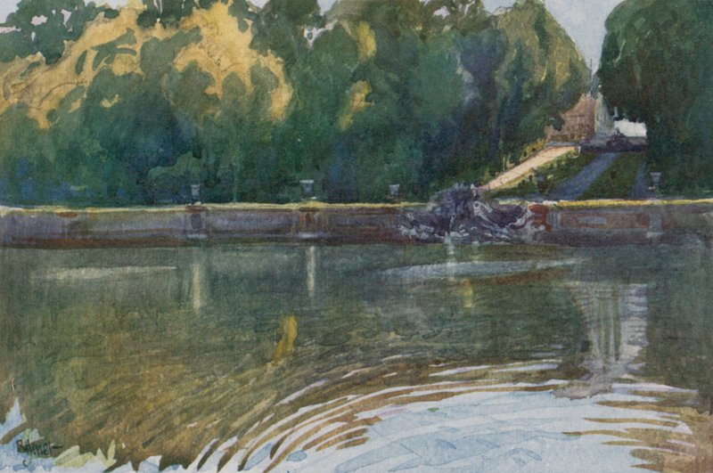 Latonas bassäng, Versailles av Rene Binet