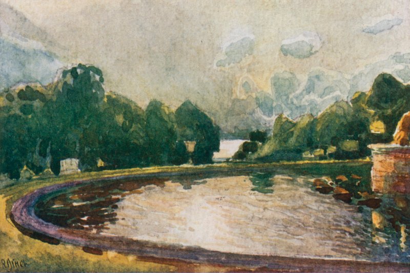 Latonas bassäng, Versailles av Rene Binet