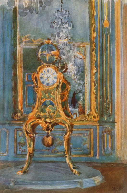 Caffieris klocka, Versailles av Rene Binet