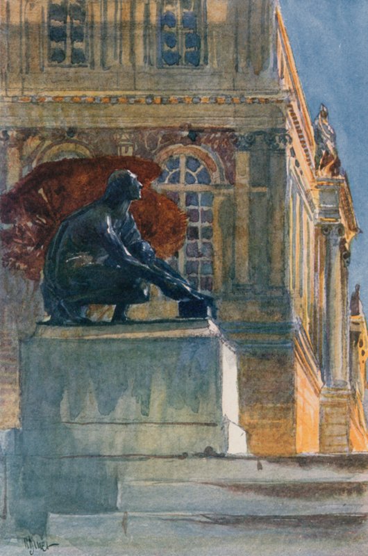 Trappan, norra Parterre, Versailles av Rene Binet