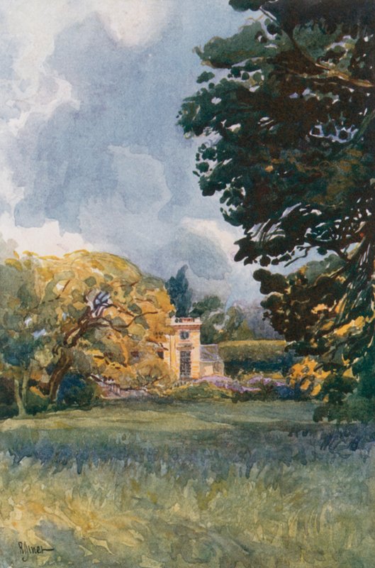 Trädgården i Petit Trianon, Versailles av Rene Binet